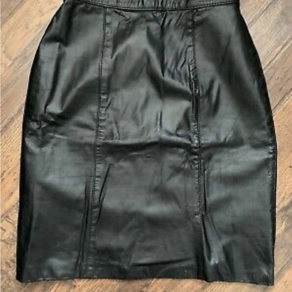 Mint Black Knee-Length Pencil Skirt Cocktail